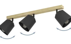 Eglo Cotorro Takspotlight 84cm Brun* Avlånga Takspotlights|Takspot Med 3 Lampor