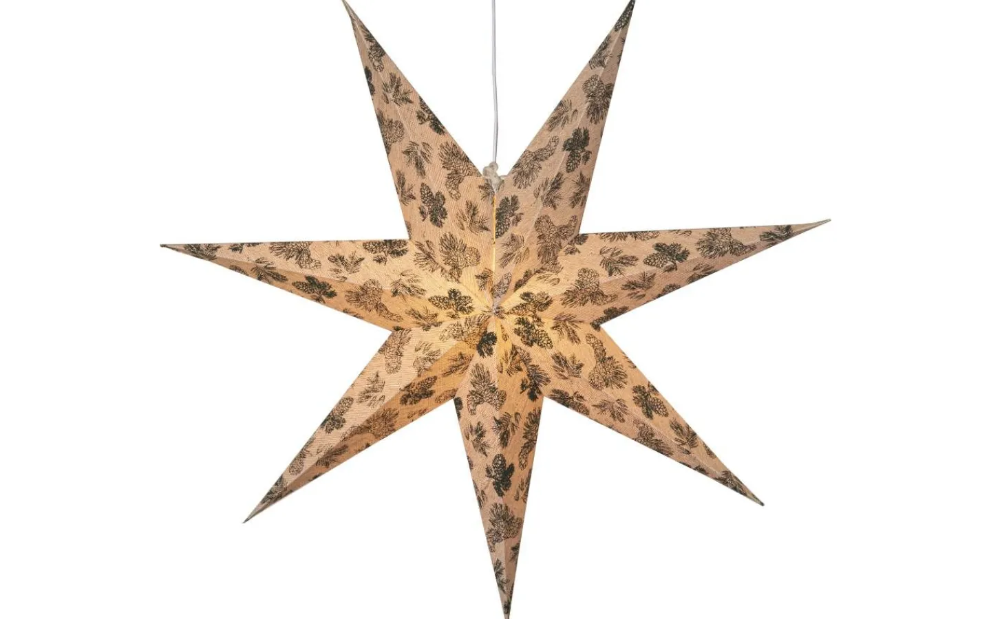 Star Trading Cotton Julstjärna Kottar 60cm Grön* Visa Alla Julstjärnor|Julstjärnor Utan Sladd