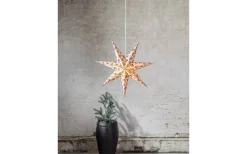 Visa Alla Julstjärnor|Julstjärnor Utan Sladd<Star Trading Cotton Julstjärna Kottar 60cm Röd