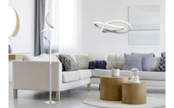 Stora Taklampor Ø50-69 Cm<Reality Course Taklampa LED i borstat stål