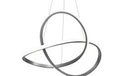 Reality Course Takpendel LED i borstat stål 4000K* Stora Taklampor Ø50-69 Cm