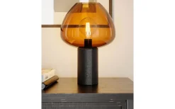 By Rydens Cozy Bordslampa 42cm Svart/Konjak* Bordslampor