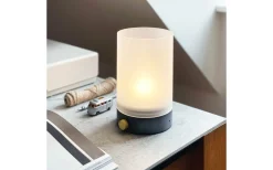 Ljuslyktor<Dyberg Larsen Cozy Uppladdningsbar Lykta 21cm LED 2700K Grå