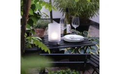 Ljuslyktor<Dyberg Larsen Cozy Uppladdningsbar Lykta 21cm LED 2700K Grå