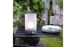 Ljuslyktor<Dyberg Larsen Cozy Uppladdningsbar Lykta 21cm LED 2700K Grå