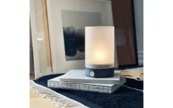 Ljuslyktor<Dyberg Larsen Cozy Uppladdningsbar Lykta 21cm LED 2700K Grå