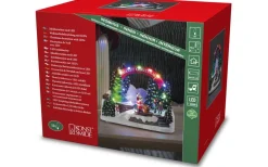 Julbyar Och Figurer<Konstsmide Cozyland Batteridriven Mekanisk Juldekoration Tomte&Barn