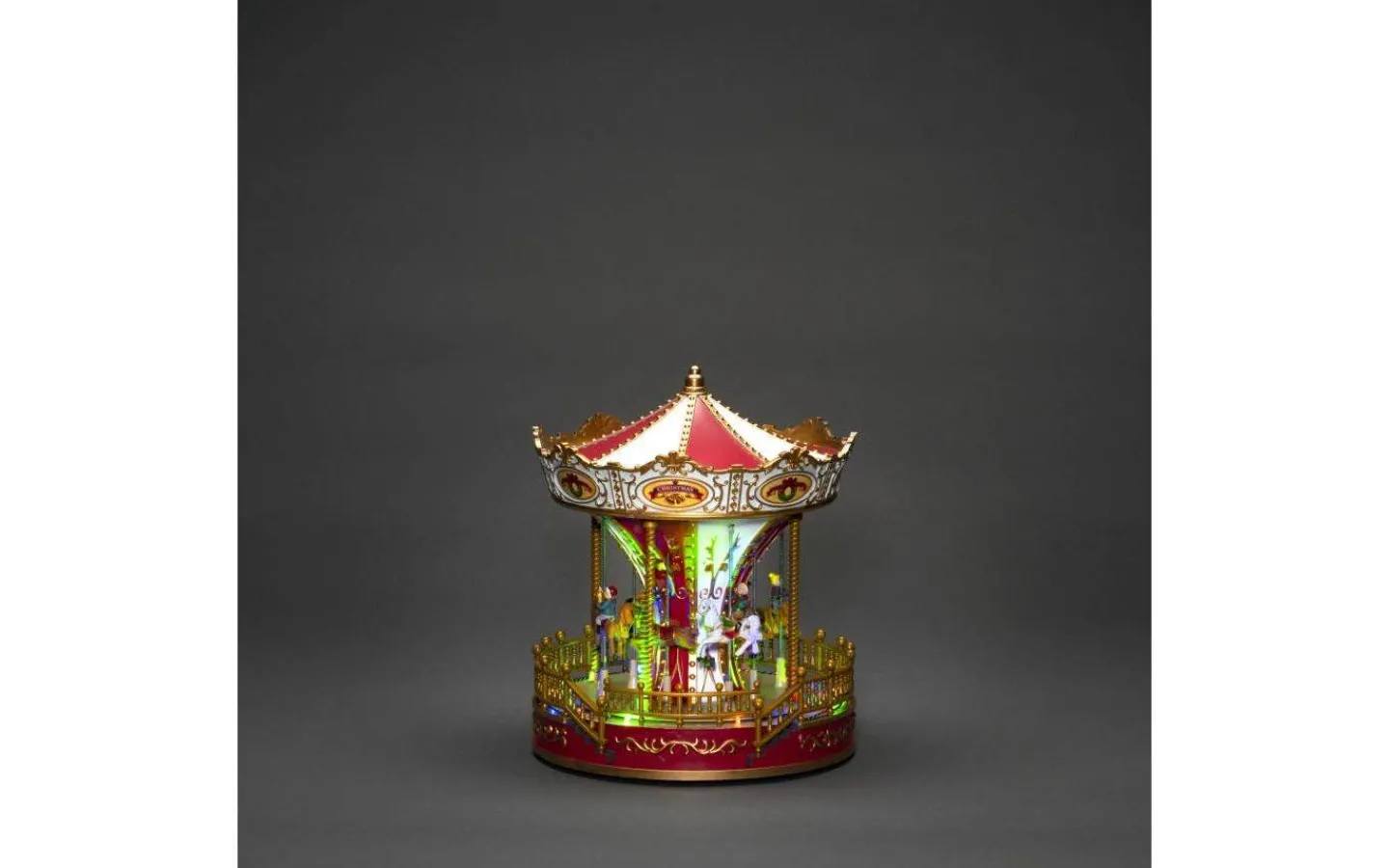 Julbyar Och Figurer<Konstsmide Cozyland Batteridriven Mekanisk Juldekoration Karusell