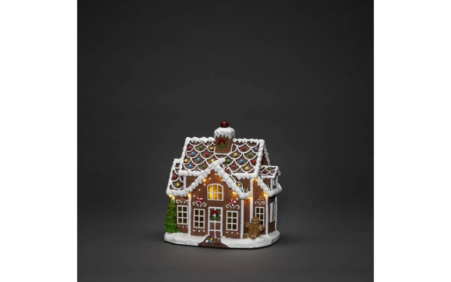 Julbyar Och Figurer<Konstsmide Cozyland Batteridriven Pepparkakshus