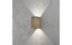 Cremona Vägglampa Justerbar LED 3000K 2x3W Mässing IP54