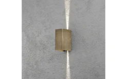 Cremona Vägglampa Justerbar LED 3000K 2x3W Mässing IP54