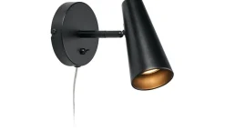 Sovrum|Läslampor<Markslojd Crest Vägglampa Svart