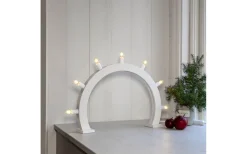 Visa Alla Adventsljusstakar|Adventsljusstakar 31-60 Cm<Star Trading Crisp Adventsljusstake 33cm Vit