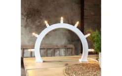 Visa Alla Adventsljusstakar|Adventsljusstakar 31-60 Cm<Star Trading Crisp Adventsljusstake 33cm Vit