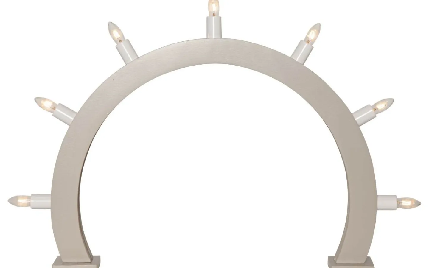 Visa Alla Adventsljusstakar|Adventsljusstakar 31-60 Cm<Star Trading Crisp Adventsljusstake 33cm Beige