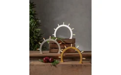 Visa Alla Adventsljusstakar|Adventsljusstakar 31-60 Cm<Star Trading Crisp Adventsljusstake 33cm Beige