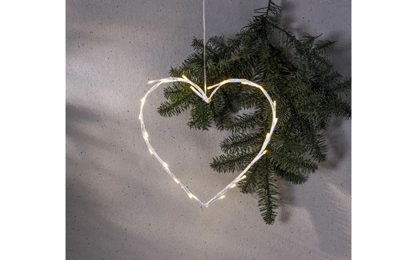 Crispy Heart Hängande Dekoration Vit