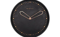 Väggklockor<NeXtime Cross Väggklocka Ø35cm Svart/Guld