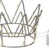 Batteri Julpynt Inomhus<Star Trading Crown Batteridriven Bordsdekoration 9,5cm Silver