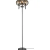 Crown Golvlampa 147cm Svart/Rökfärgad