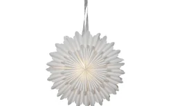 Exklusiva Pappersstjärnor|Visa Alla Julstjärnor<Star Trading Crystal Julstjärna 50cm Vit