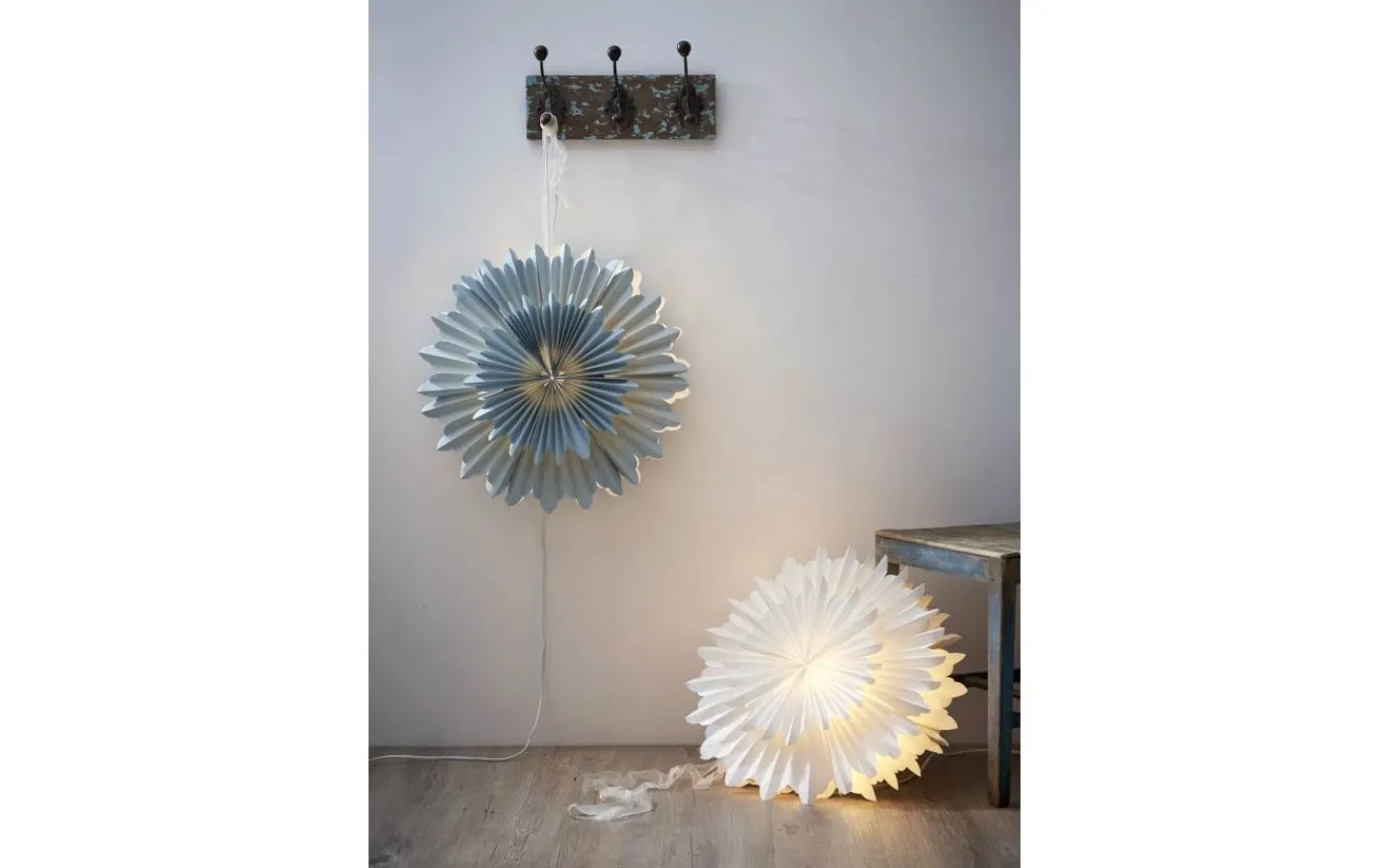 Exklusiva Pappersstjärnor|Visa Alla Julstjärnor<Star Trading Crystal Julstjärna 50cm Vit