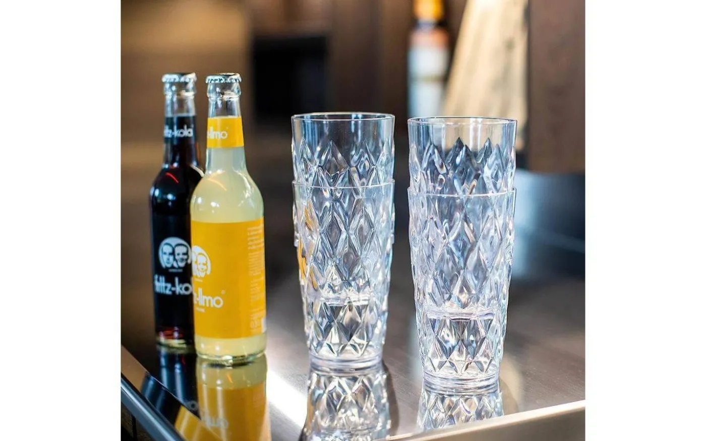 Crystal L Dricksglas Okrossbar Termoplast 450ml 6-pack