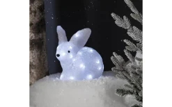 Star Trading Crystalo Batteridriven Utomhusdekoration 27cm Vit IP44* Batteri Julpynt Utomhus