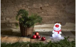 Julpynt Utomhus<Star Trading Crystalo Rudolf 28cm LED IP44