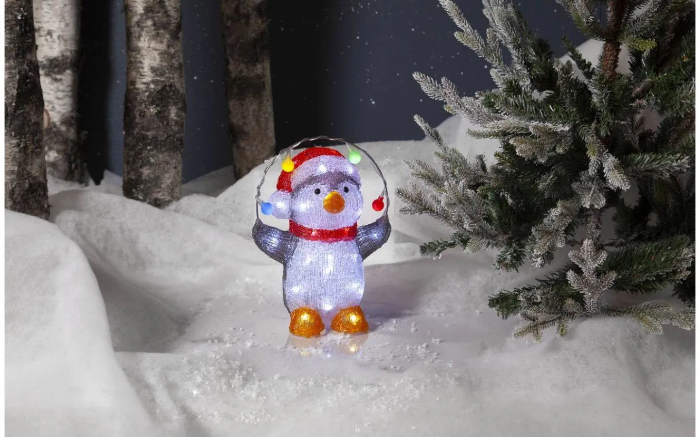 Julpynt Utomhus<Star Trading Crystalo Utomhusdekoration 30cm Multifärgad IP44