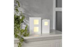 Bordslampor<Star Trading Cube Bordslampa E14 25cm Vit