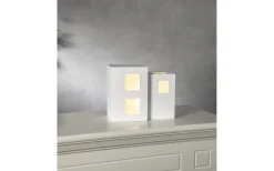 Bordslampor<Star Trading Cube Bordslampa E14 25cm Vit
