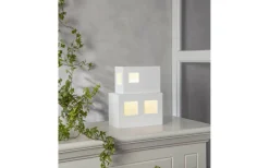 Bordslampor<Star Trading Cube Bordslampa E14 25cm Vit