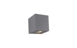 Cube I Vägglampa LED 3000K 4W Grå IP65