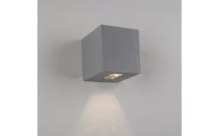 Cube I Vägglampa LED 3000K 4W Grå IP65