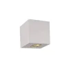 Hidealite Cube I Vägglampa LED 3000K 4W Vit IP65* Upp Eller Nedljus Lampor