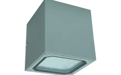 Utomhusarmaturer, Stolpar|Upp & Nedljus Lampor<Malmbergs Cube II Väggarmatur 2xG9 Silver IP54