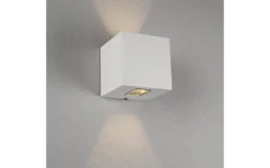 Hidealite Cube II Vägglampa LED 3000K 7,2W Vit IP65* Upp & Nedljus Lampor