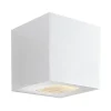 Hidealite Cube XL I Vägglampa LED 3000K 12,5W Vit IP65* Upp Eller Nedljus Lampor