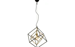 Cubes Taklampa 54cm Svart/Mässing