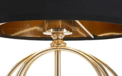 Mauro Ferretti Cubo Bordslampa 65cm Guld/Svart* Bordslampor