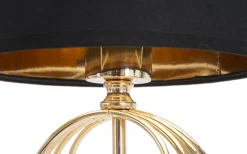 Mauro Ferretti Cubo Bordslampa 58,5cm Guld/Svart* Bordslampor