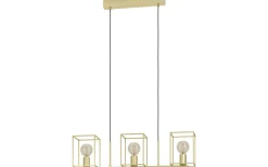 Avlånga Taklampor<Eglo Cumiole Taklampa 78cm Guldfärgad