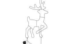 Star Trading Cupid Batteridriven Siluett 88cm Varmvit* Batteri Julpynt Utomhus