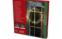 Konstsmide Curle Julkrans 45cm Varmvit LED Silver Inomhus* Kransar|Julpynt Inomhus