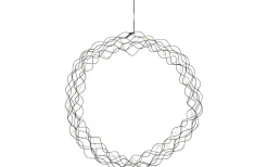 Curly Krans Dew Drop LED 48cm Svart Inomhus