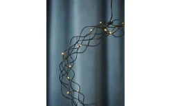Star Trading Curly Krans Dew Drop LED 30cm Svart Inomhus* Kransar|Julpynt Inomhus