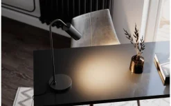 Curve Bordslampa 50cm Matt Svart