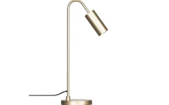 By Rydens Curve Bordslampa 50cm Matt Guld* Skrivbordslampor