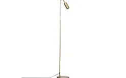 Golvläslampor<By Rydens Curve Golvlampa 146cm Matt Guld